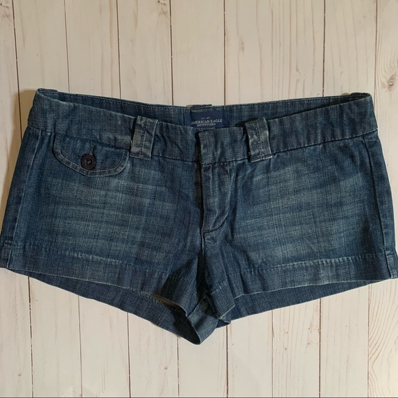 American Eagle Outfitters Pants - American Eagle Outfitters blue jean shorts size 8